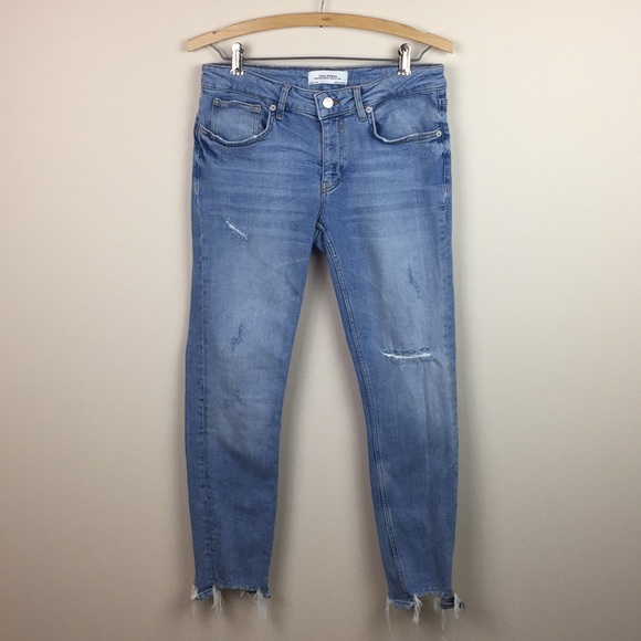 Zara Denim - Zara Woman - Distressed Skinny Jeans